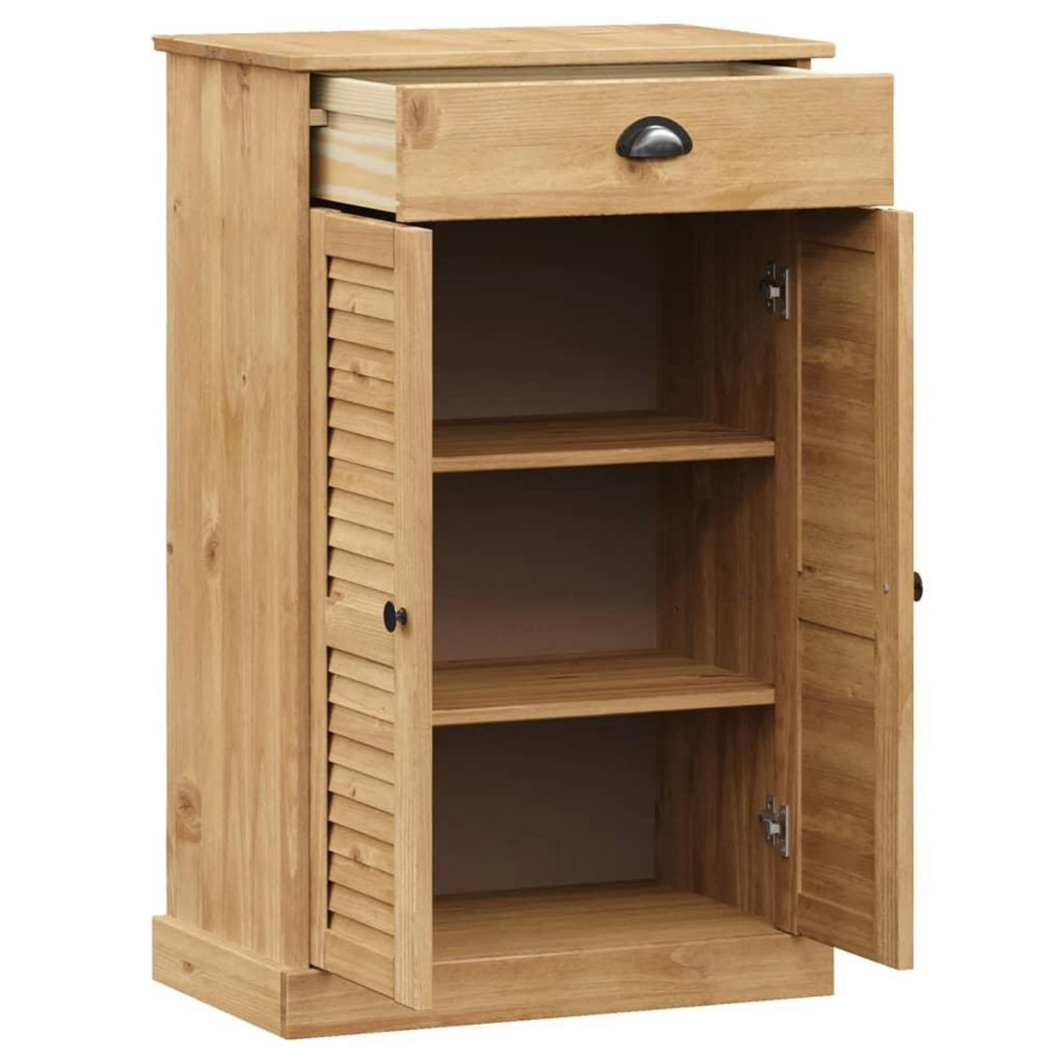 VIDAXL Armoire a chaussures VIGO 60x35x96 cm bois massif de pin