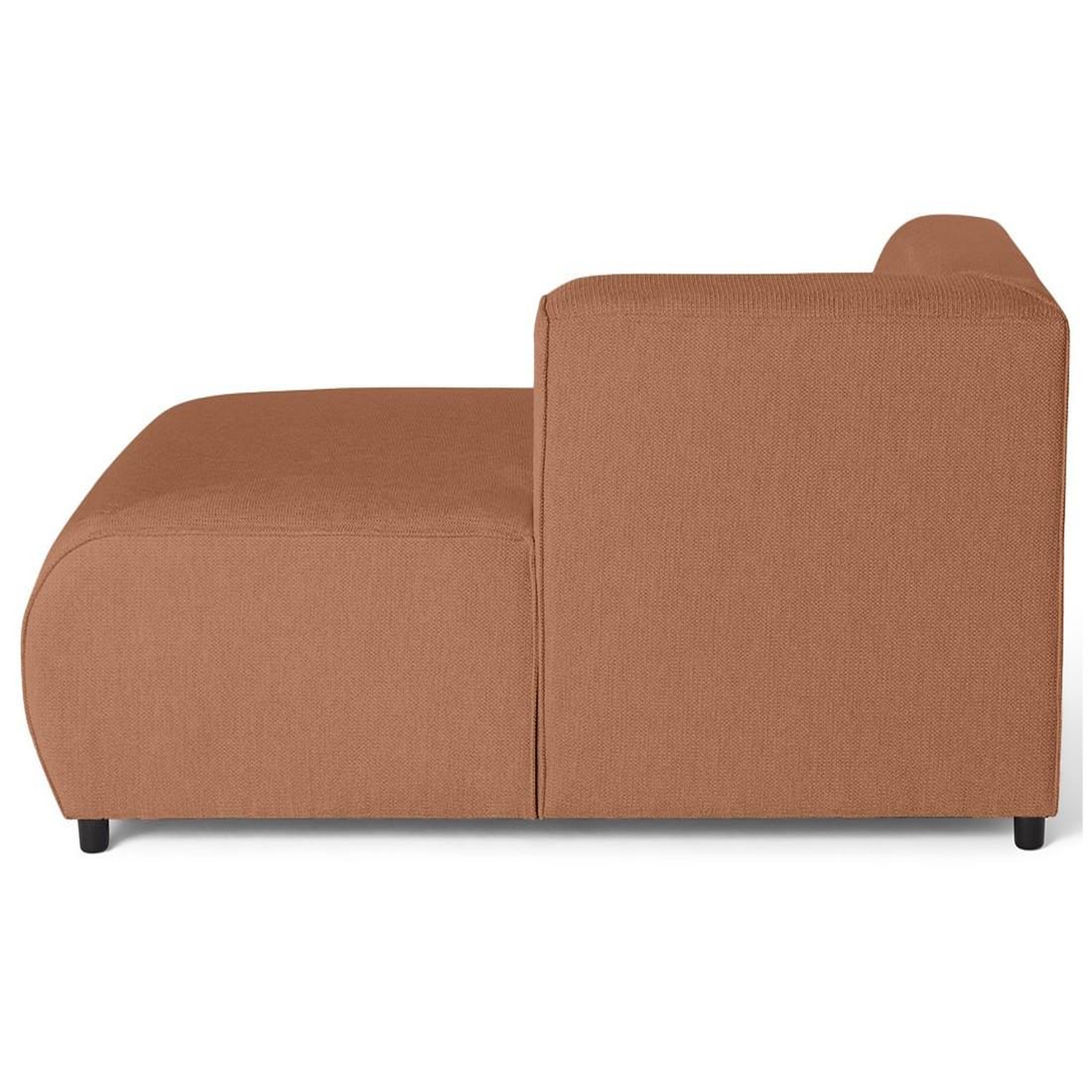 Voir la diapositive 6 : LISA DESIGN Suaro - module d'assise méridienne droit en tissu texturé