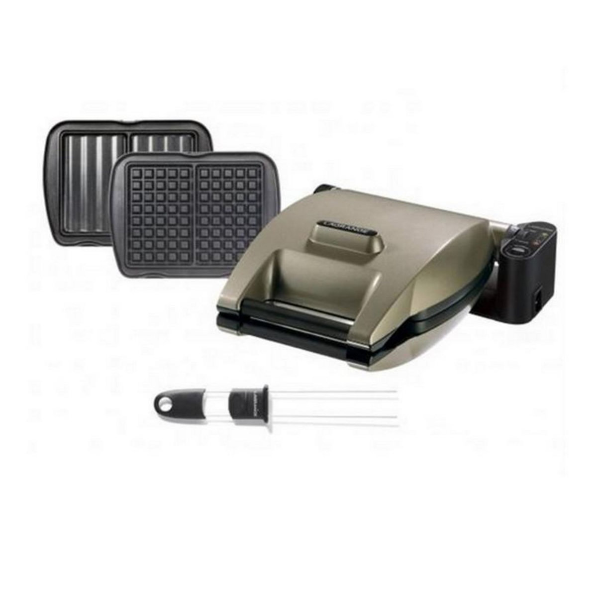 LAGRANGE Gaufrier 1200w taupe - 19424