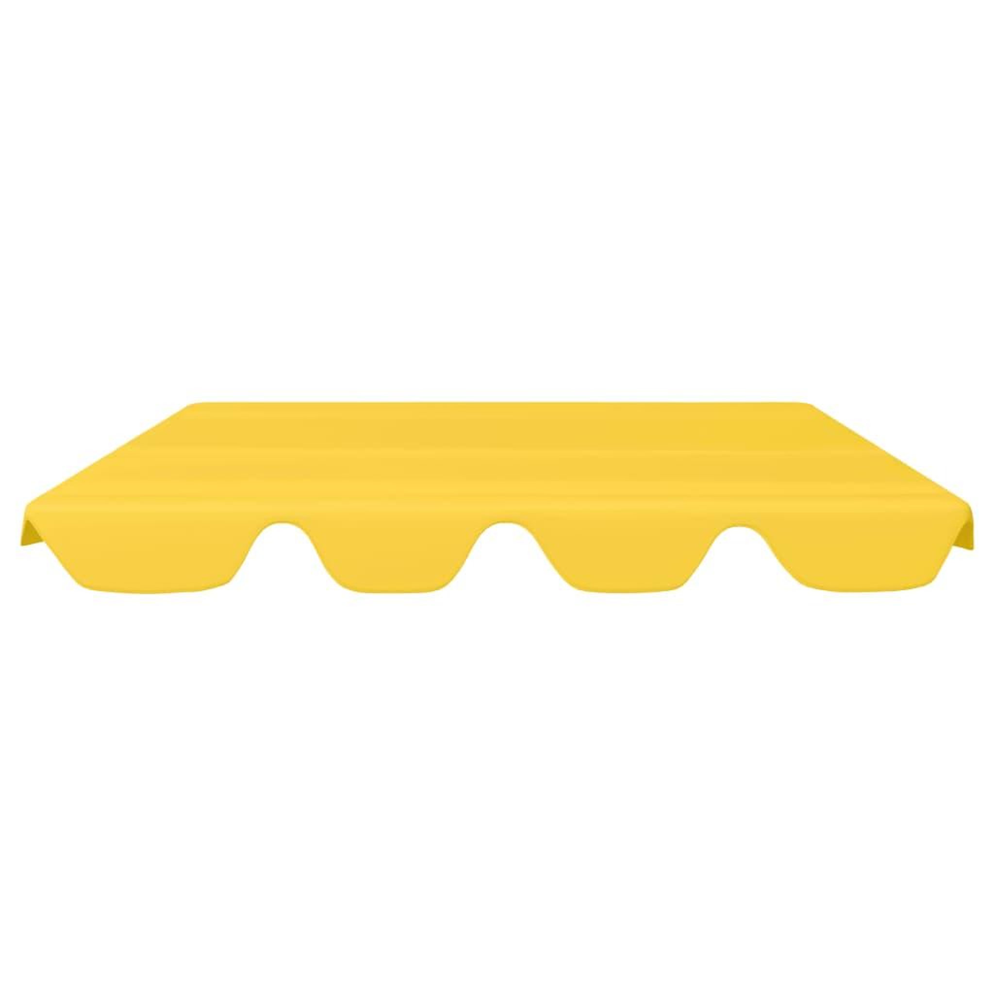 Voir la diapositive 3 : VIDAXL Toit de rechange balançoire jaune 188/168x145/110 cm