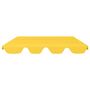 Voir la diapositive 3 : VIDAXL Toit de rechange balançoire jaune 188/168x145/110 cm