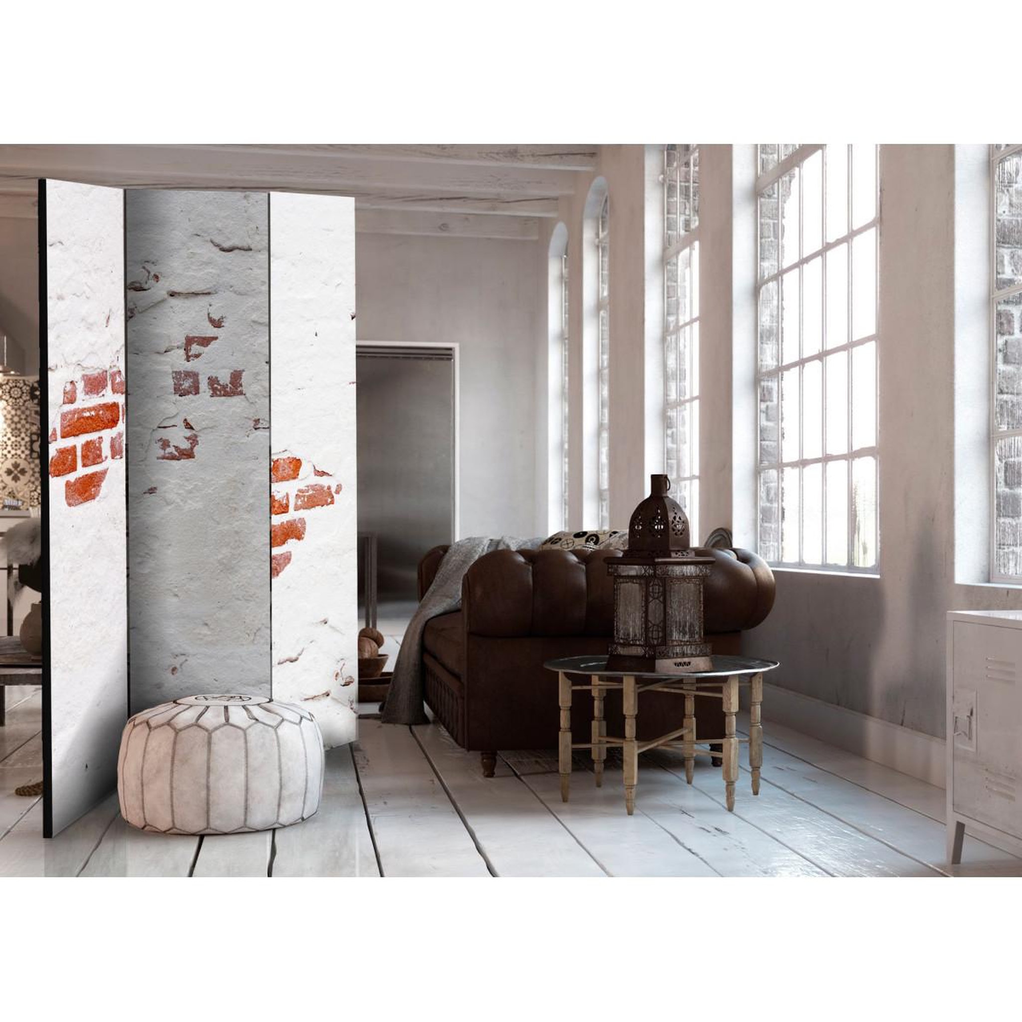 Voir la diapositive 2 : Paris Prix Paravent 3 volets  stony secret  135x172cm