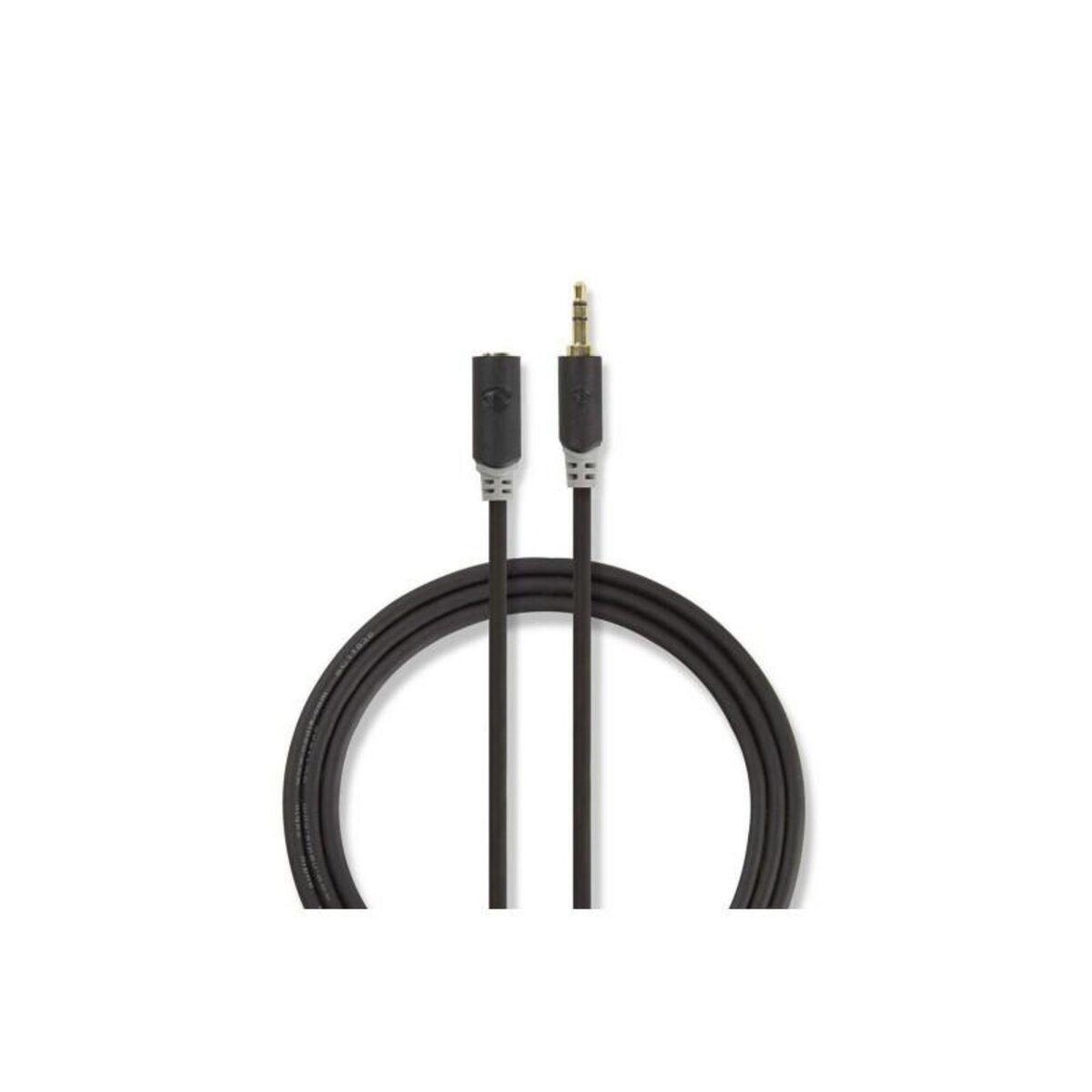 NEDIS Câble audio stéréo | 3.5 mm Mâle | 3.5 mm Femelle | Plaqué or | 2.00 m NEDIS - CABW22050AT20