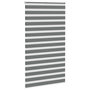Voir la diapositive 3 : VIDAXL Store zebre gris fonce largeur du tissu 125,9 cm polyester