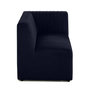 Voir la diapositive 1 : LISA DESIGN Nova - module d'assise droit - en velours
