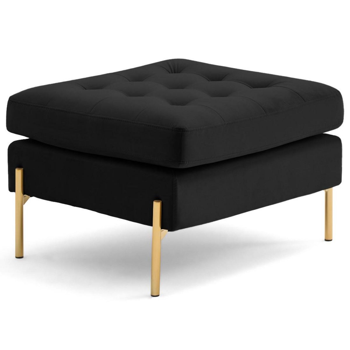 LISA DESIGN Isaure - pouf en velours