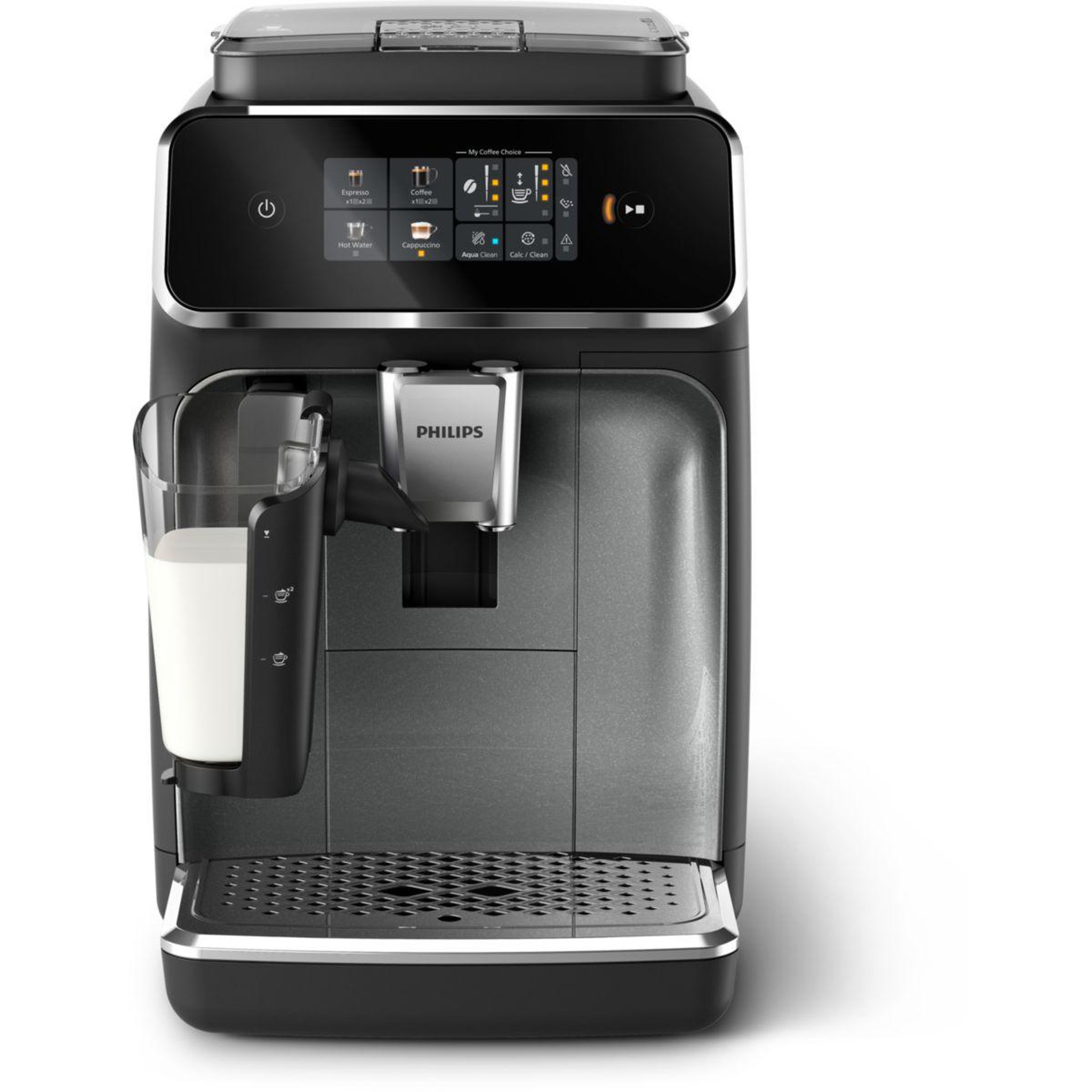 Voir la diapositive 2 : Philips Expresso broyeur ep2334/10 machine à café à grain silent brew série 2300 lattego