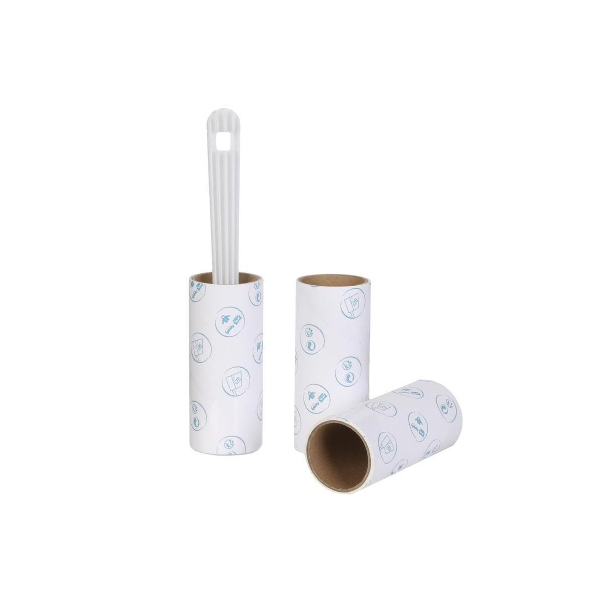 Je cherche une idee Brosse à vêtement  2 recharges  20cm blanc