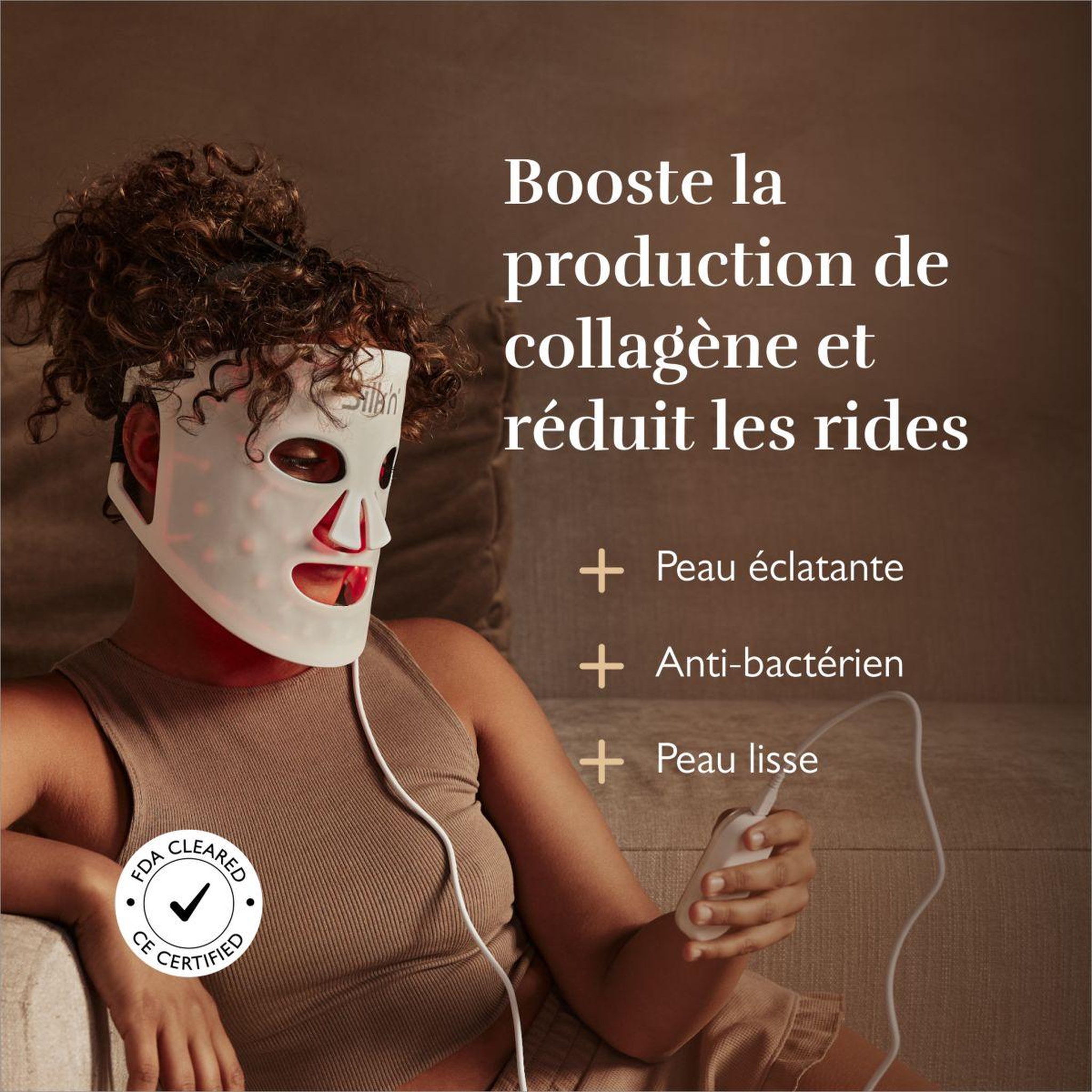 Voir la diapositive 4 : SILK'N Masque LED visage LED Face Mask 100 FLM100