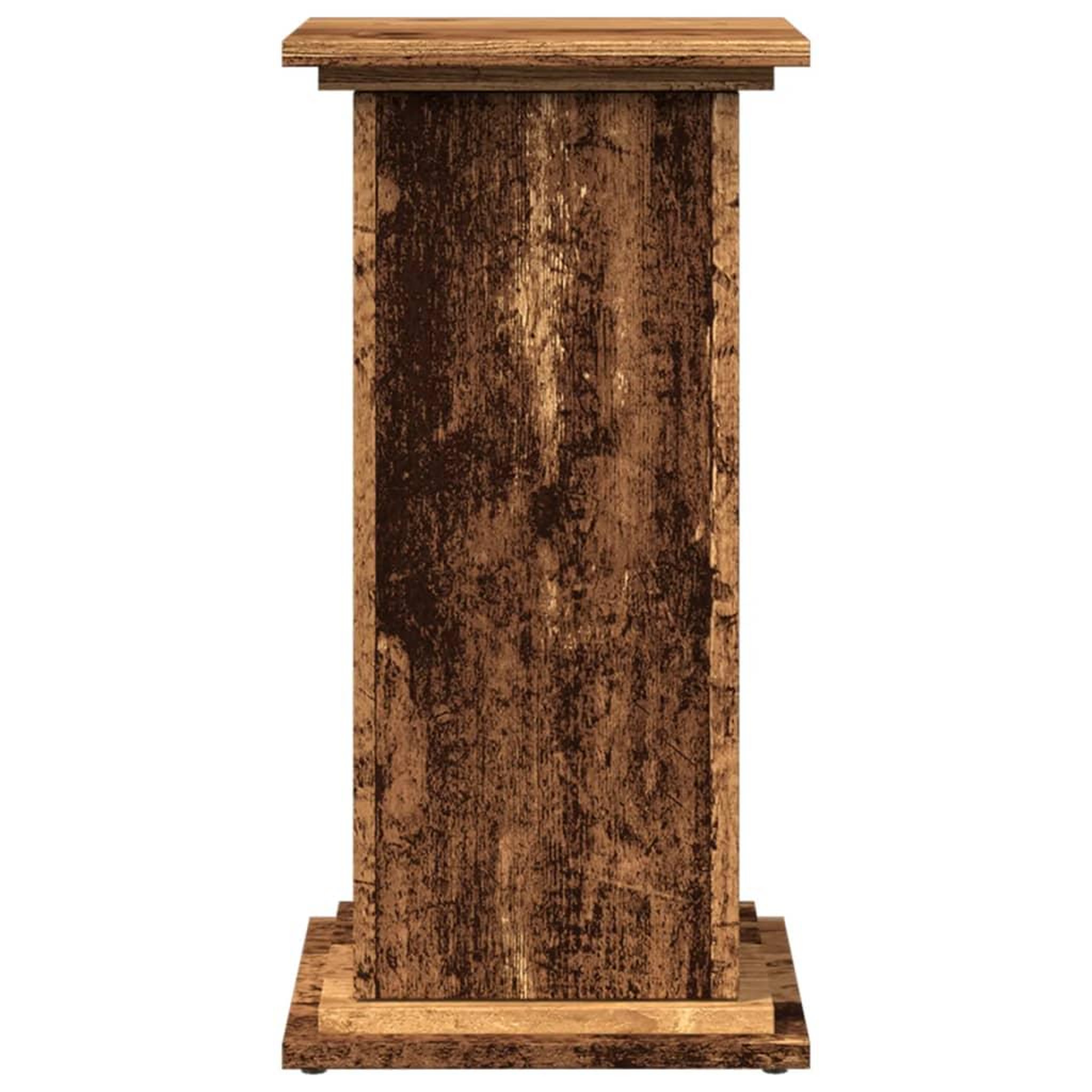 Voir la diapositive 5 : VIDAXL Piedestal avec rangement vieux bois bois d'ingenierie