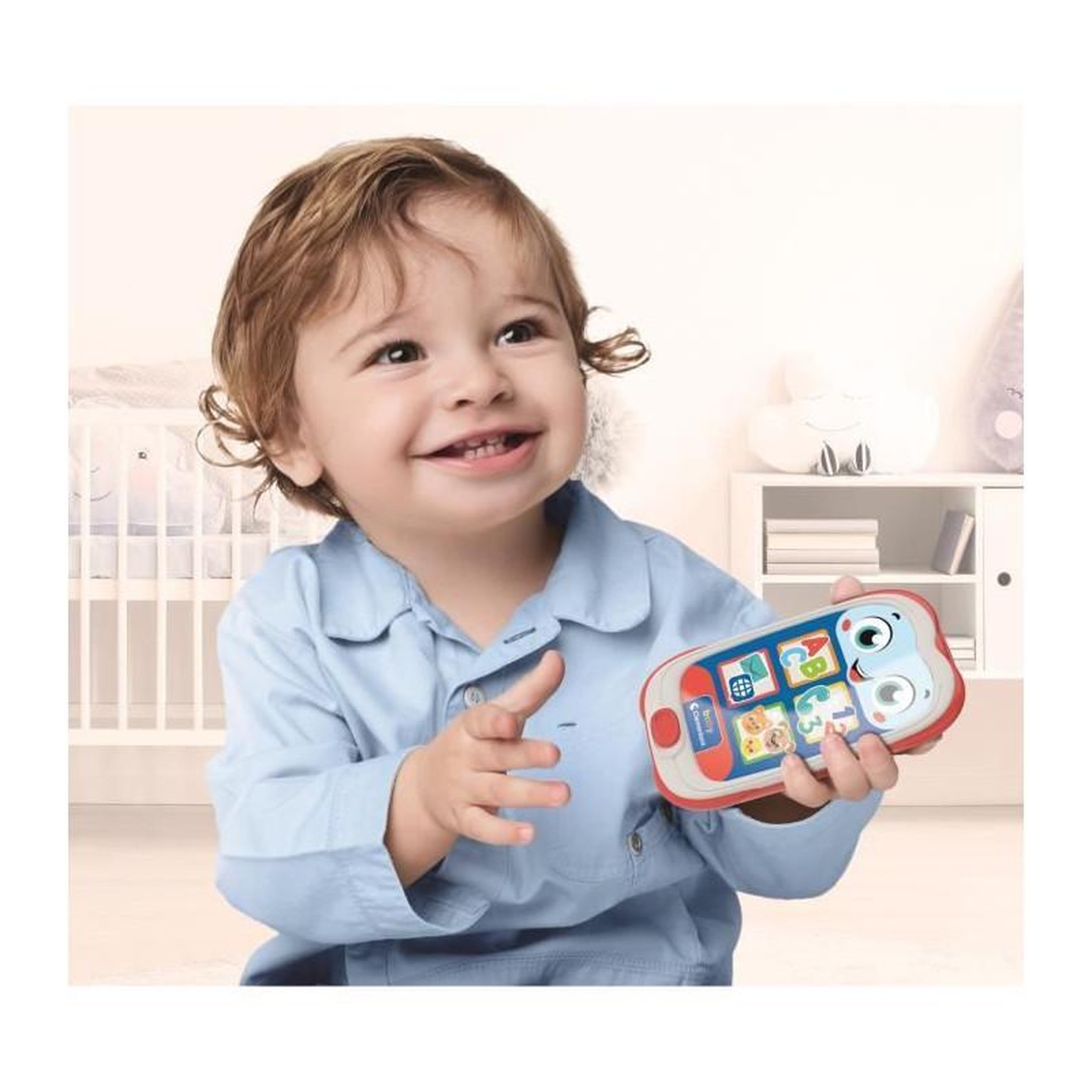 Voir la diapositive 2 : CLEMENTONI Le smartphone de Bébé parlant CLEMENTONI