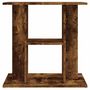 Voir la diapositive 4 : VIDAXL Support pour aquarium chêne fumé 60x30x60 cm bois d ingénierie