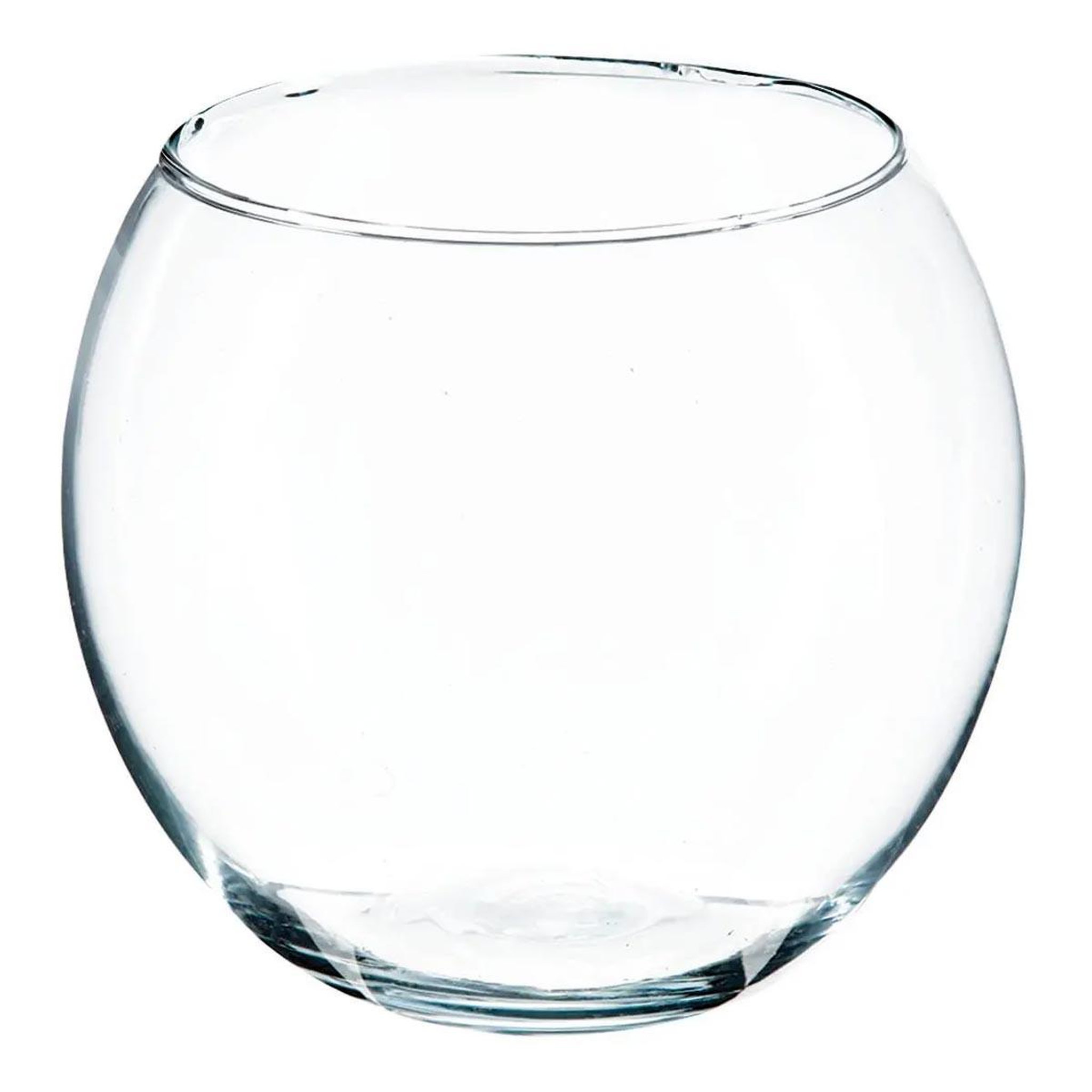 ATMOSPHERA Vase boule en verre  frost  15cm transparent