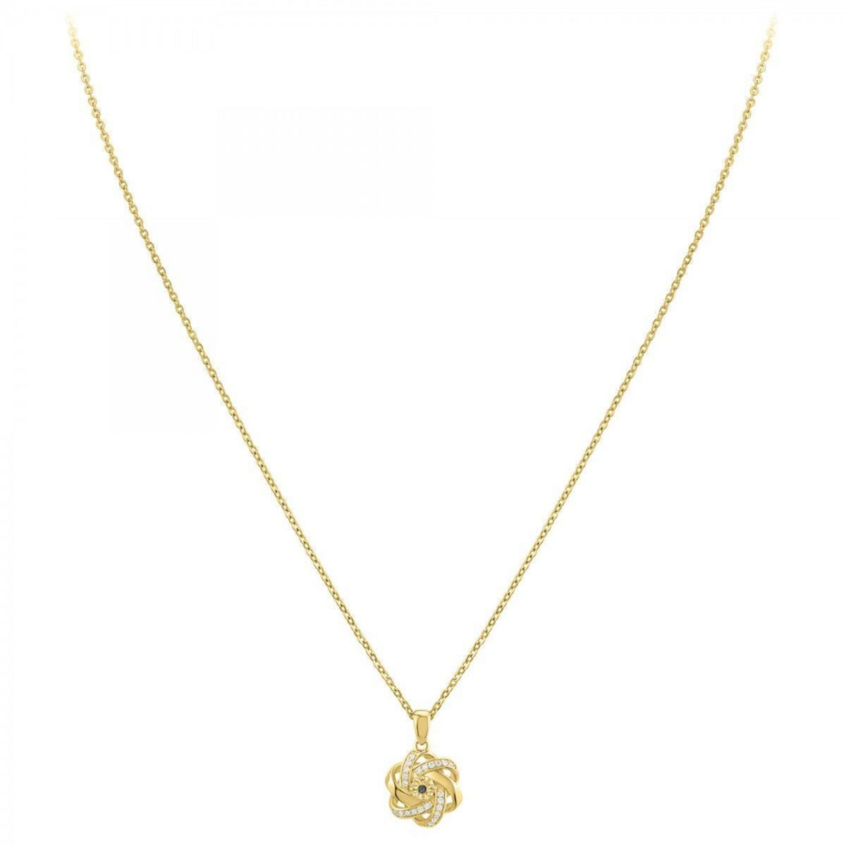 SC BOHEME Collier par SC Bohème orné d'un véritable diamant noir