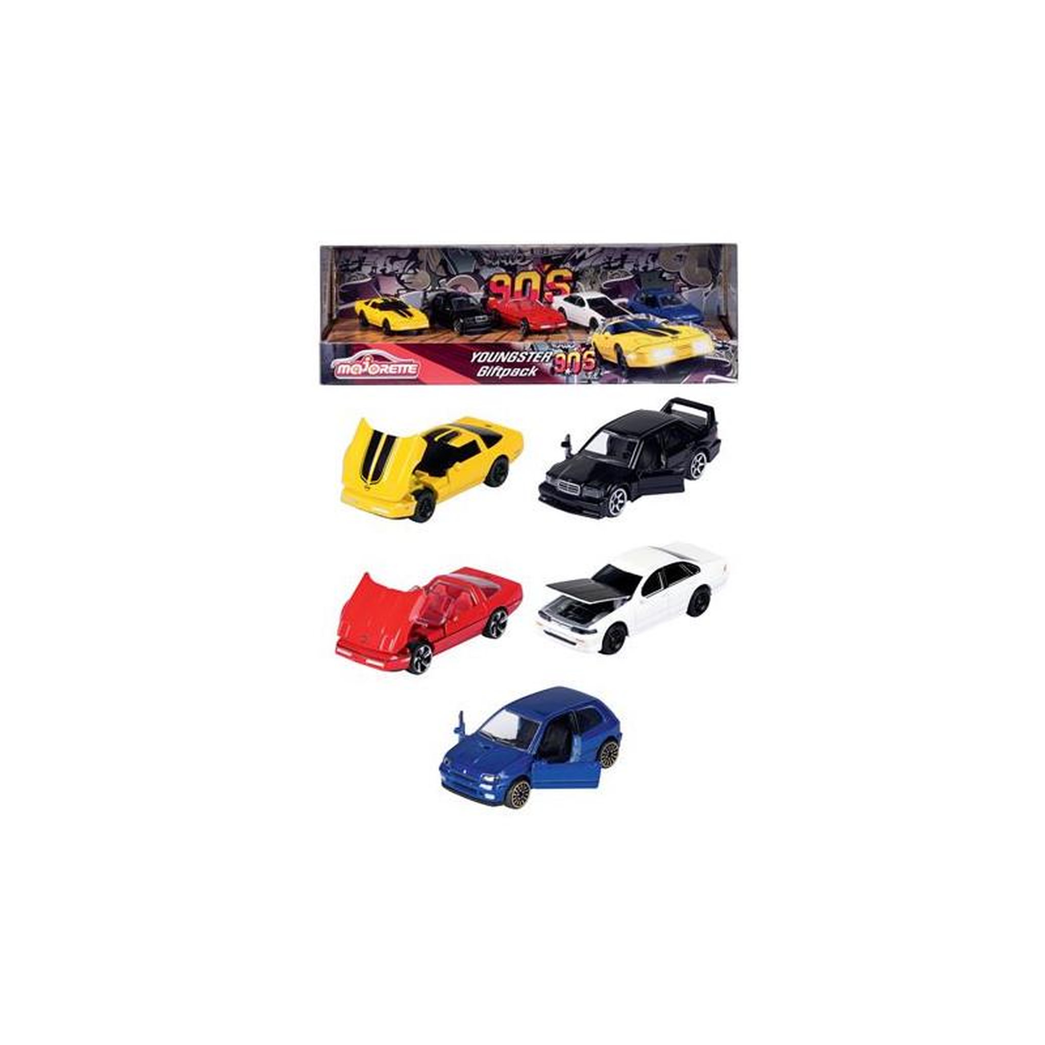 Voir la diapositive 1 : Majorette Pack 5 Voitures Majorette Youngster Giftpack