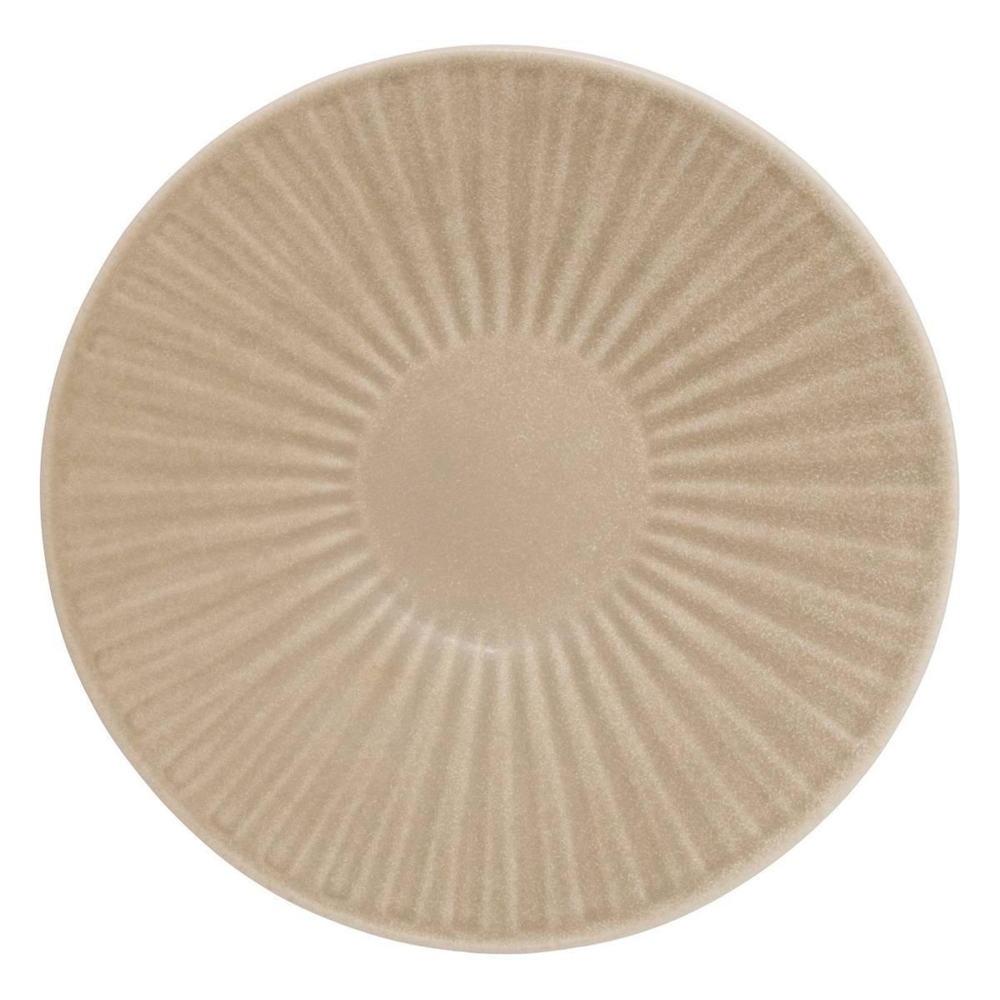 SECRET DE GOURMET Lot de 6 assiettes creuses  nyero  21cm beige