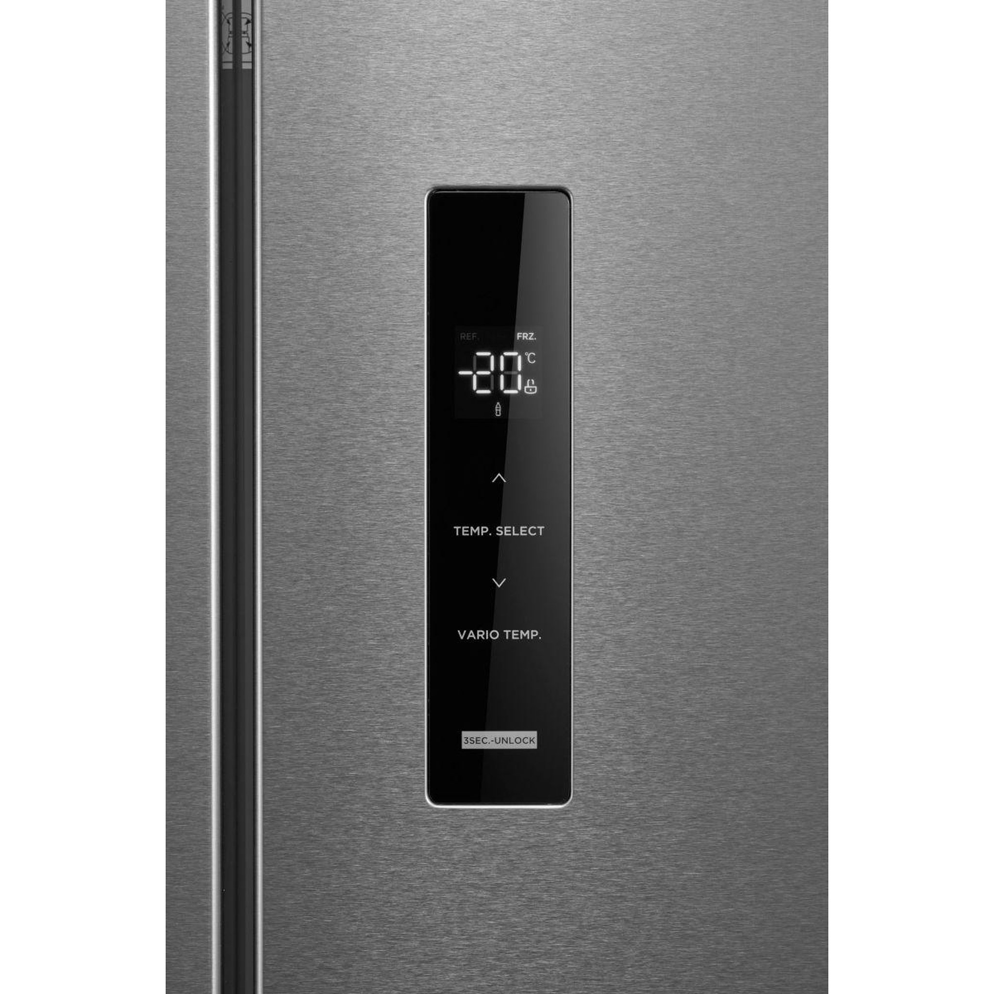 Voir la diapositive 5 : ESSENTIEL B Réfrigérateur multi portes ermve180-85miv1