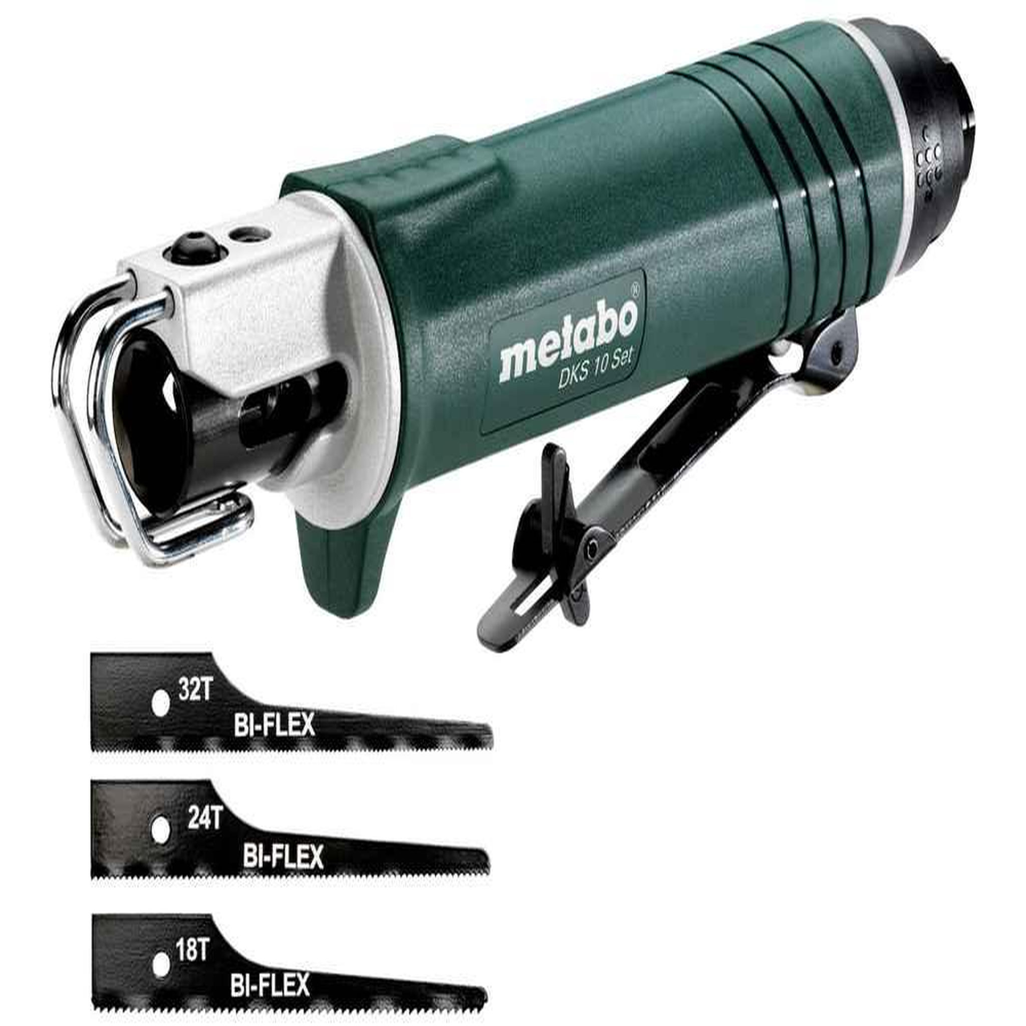 METABO SAS Scie à métaux à air comprimé DKS 10 Set - Longueur de course 10 mm