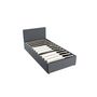 Voir la diapositive 5 : Lit coffre 90x190cm sommier inclus avec tête de lit WILLOW