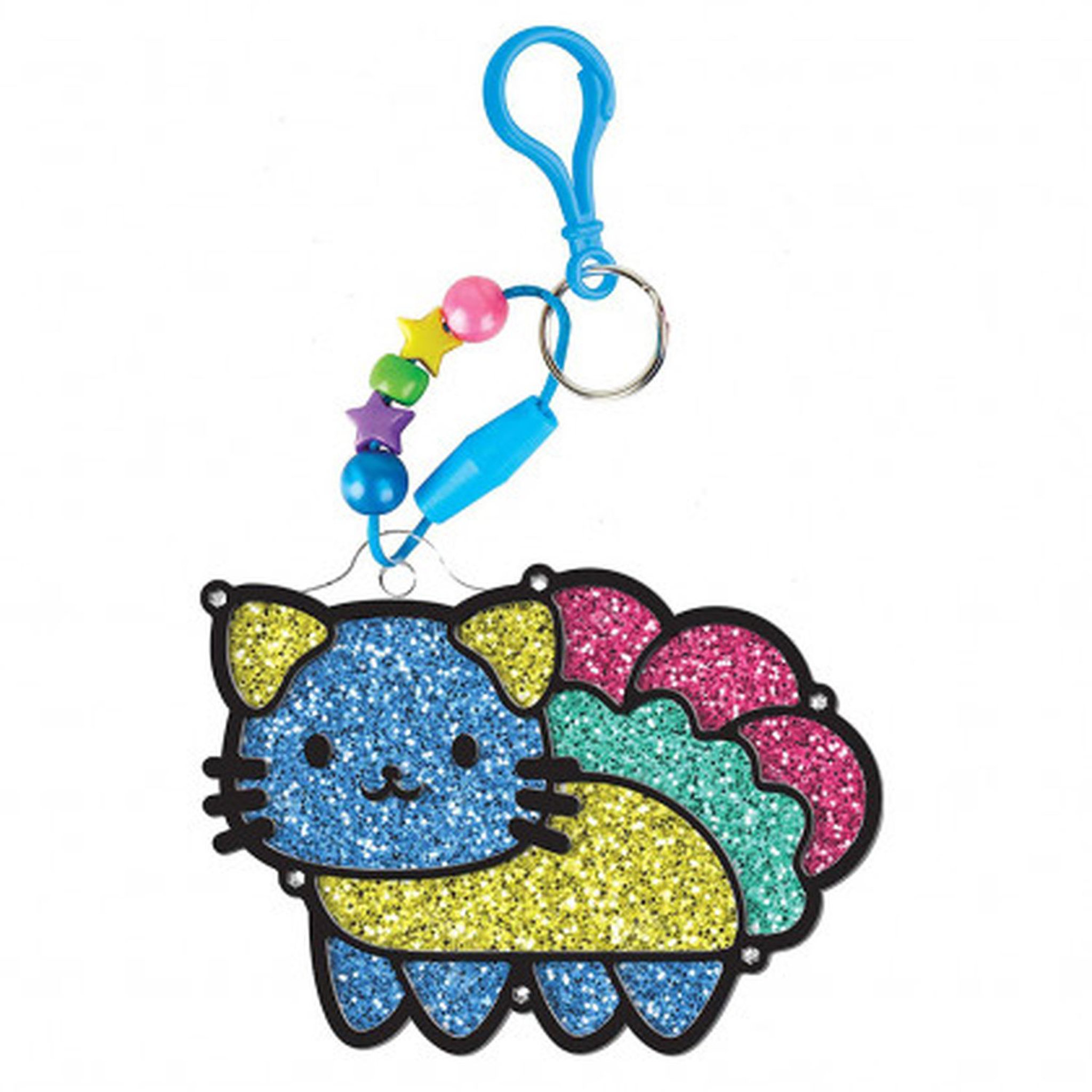 Voir la diapositive 4 : GOLIATH Loisirs créatives - Perles décoratives scintillantes Crayola : ensemble de porte-clés