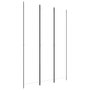 Voir la diapositive 2 : VIDAXL Cloison de separation 3 panneaux Blanc 150x220 cm Tissu