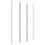 Voir la diapositive 2 : VIDAXL Cloison de separation 3 panneaux Blanc 150x220 cm Tissu