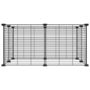 Voir la diapositive 3 : VIDAXL Cage animaux de compagnie a 8 panneaux Noir 35x35 cm Acier