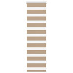 VIDAXL Store zebre marron sable largeur du tissu 45,9 cm polyester