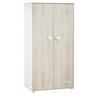 Voir la diapositive 1 : BABY PRICE Armoire chambre bébé 2 portes HAPPY, Hêtre cendré 