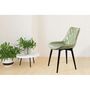 Voir la diapositive 3 : Paris Prix Lot de 2 Chaises Design  Cecil  81cm Vert Clair