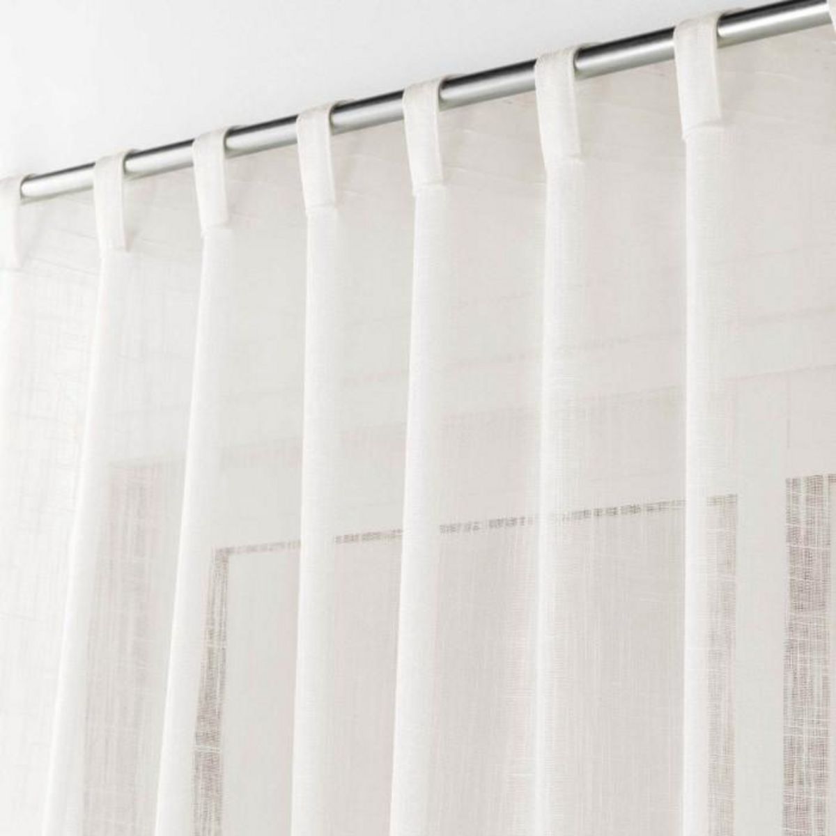 Paris Prix Rideau Voilage à Passants  Haltona  140x240cm Naturel