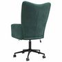 Voir la diapositive 5 : VIDAXL Chaise de relaxation Vert fonce Velours