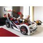 Voir la diapositive 5 : Lit enfant en forme de voiture et sommier 90x200 SPEED