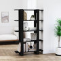 Voir la diapositive 1 : VIDAXL Bibliotheque/Cloison de separation Noir 100x30x160 cm