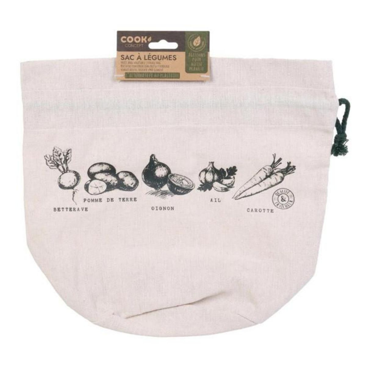 Paris Prix Sac de Conservation  Réutilisable  26cm Blanc