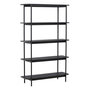 Voir la diapositive 1 : Paris Prix Étagère 5 Niveaux  Heim  190cm Noir