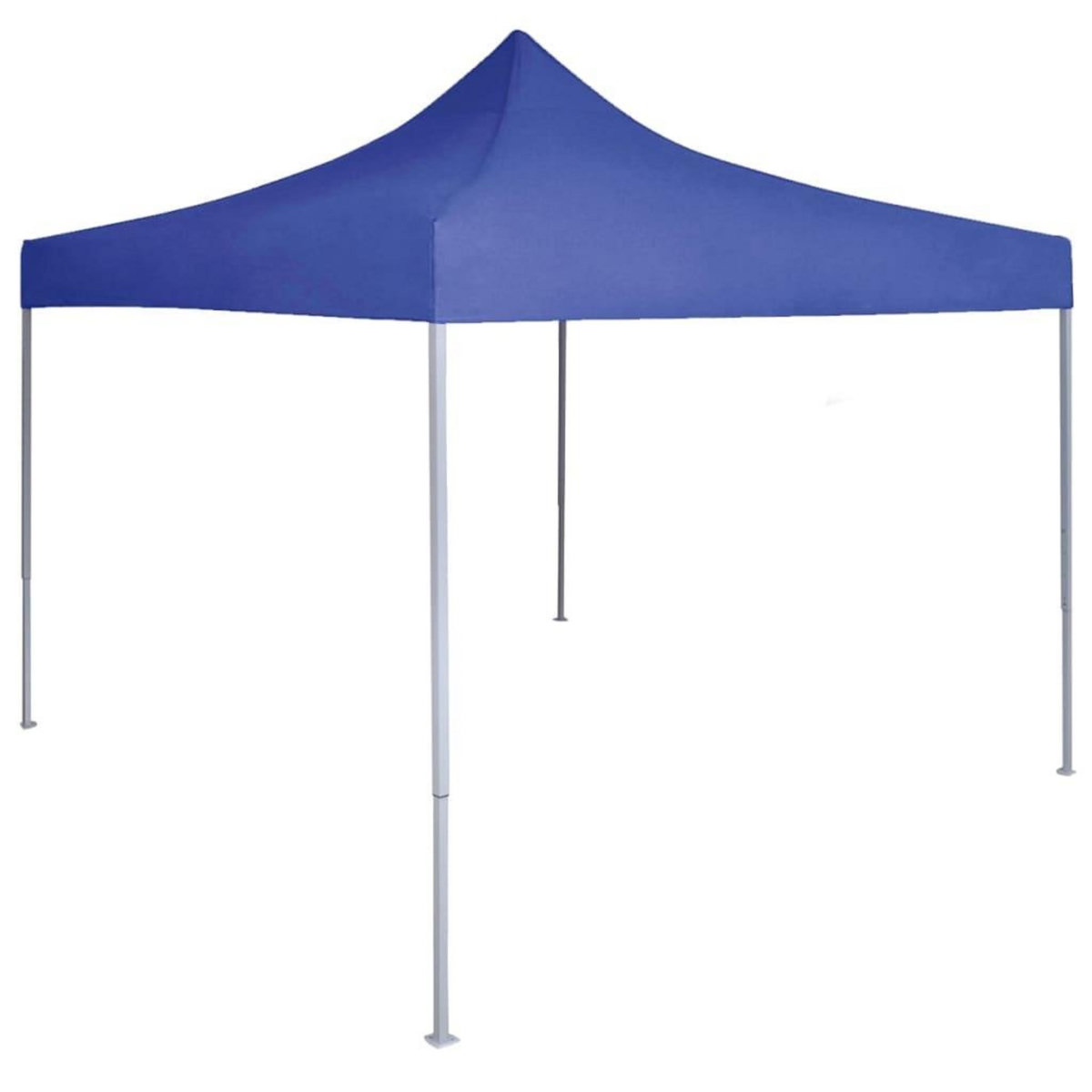 VIDAXL Tente de reception pliable 2x2 m acier bleu