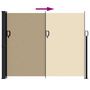Voir la diapositive 5 : VIDAXL Auvent lateral retractable beige 160x500 cm