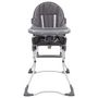 Voir la diapositive 2 : VIDAXL Chaise haute pour bebe Gris et blanc