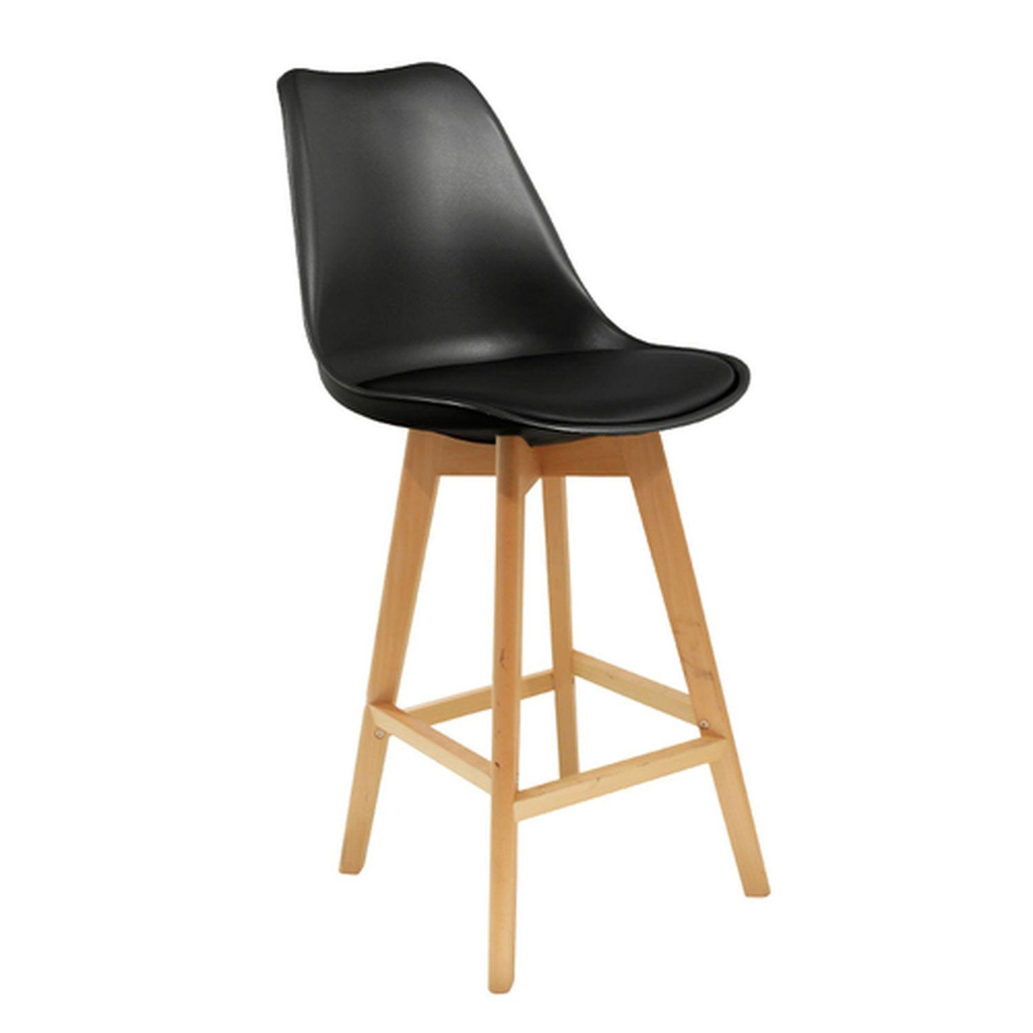 Voir la diapositive 1 : The Home Deco Factory Tabouret de bar en bois scandinave Home Factory