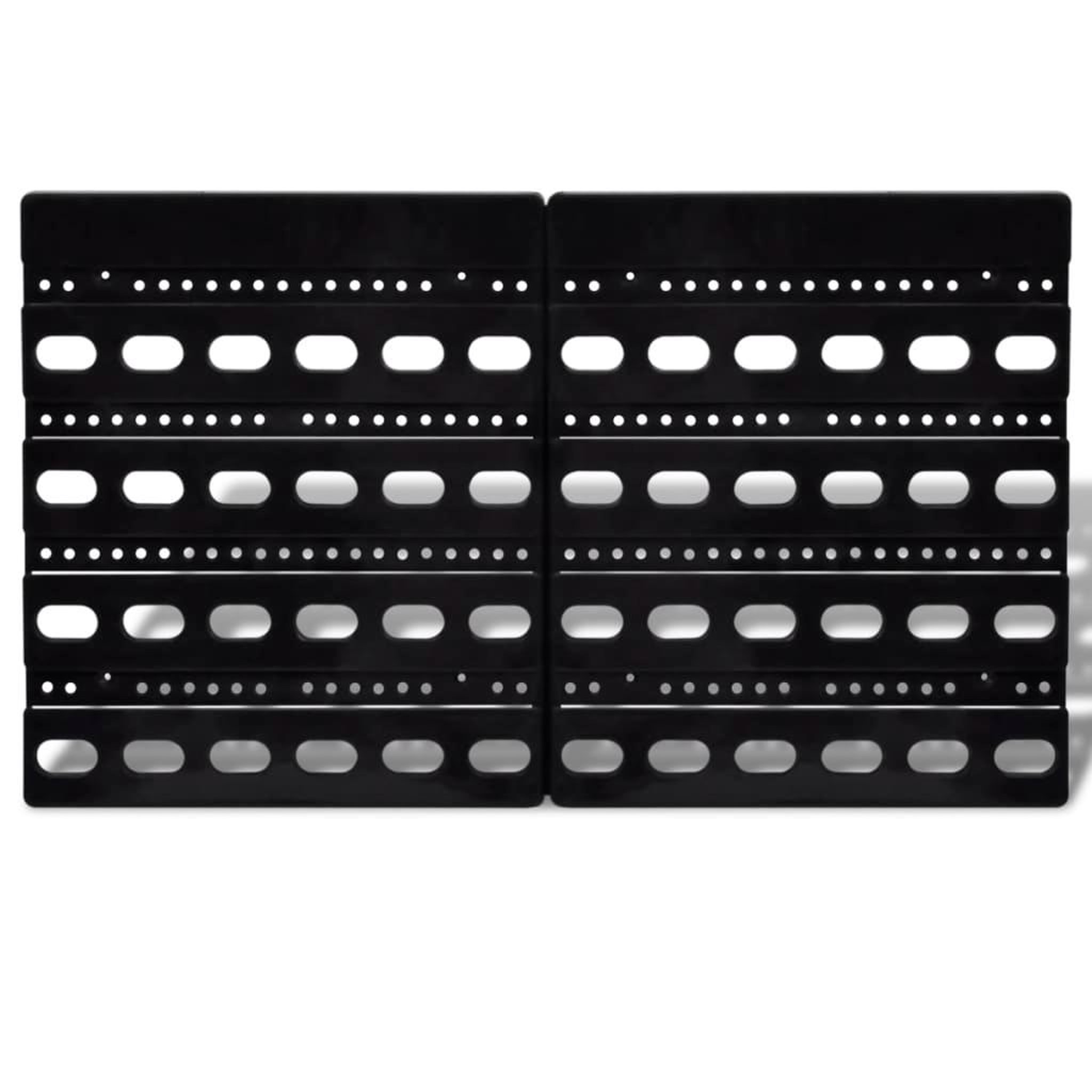 Voir la diapositive 2 : VIDAXL Jeu de paniers muraux de stockage Plastique 30pcs Bleu et rouge