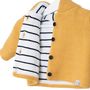 Voir la diapositive 2 : La Manufacture de Layette Manteau à rayures nouveau né bébé