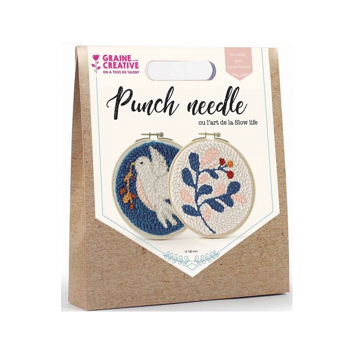 Kit Punch Needle Feuillage - Graine Creative
