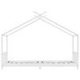 Voir la diapositive 4 : VIDAXL Cadre de lit d'enfant Blanc Bois de pin massif 90 x 200 cm