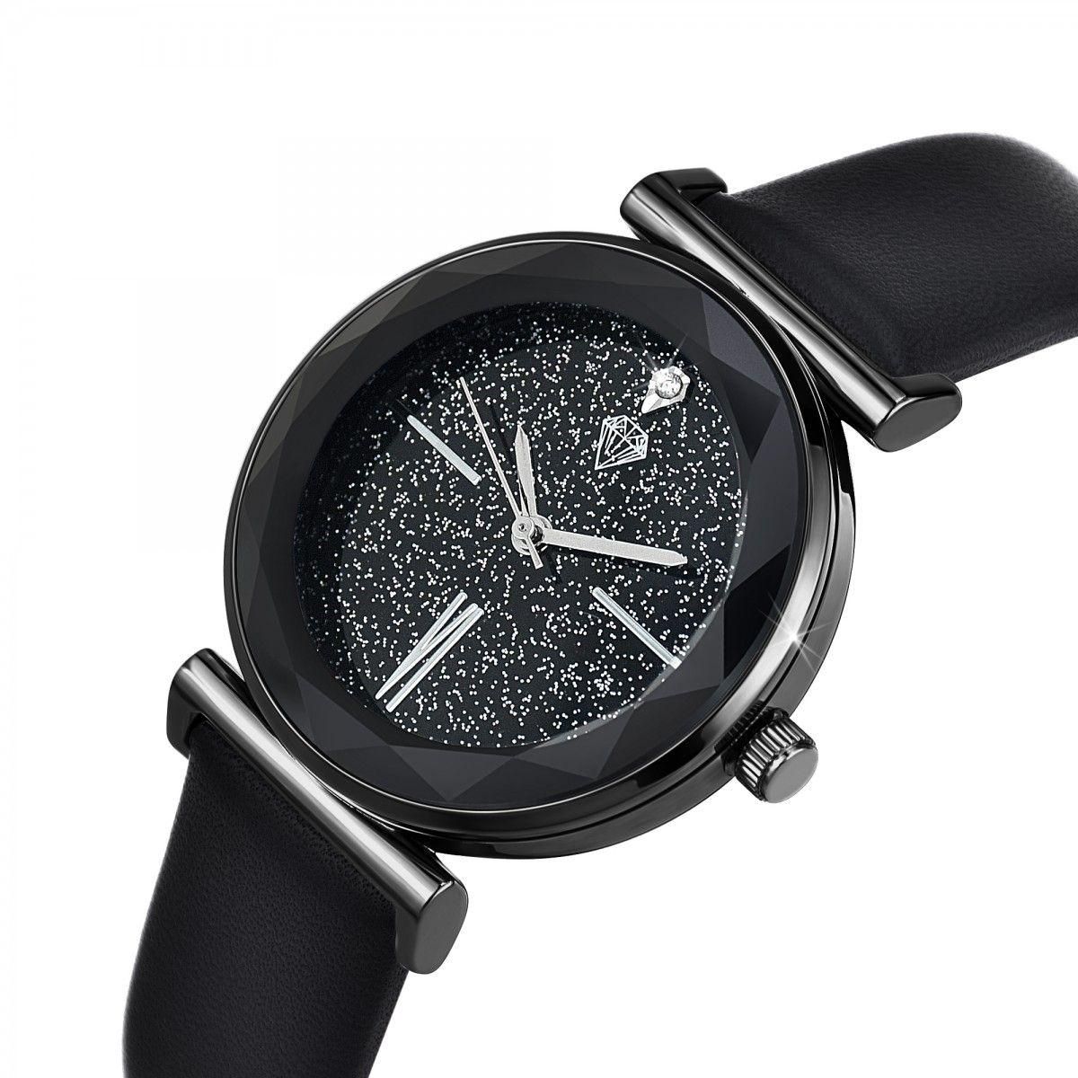 SC CRYSTAL Montre Kamila élégante SC Crystal ornée d'un véritable diamant