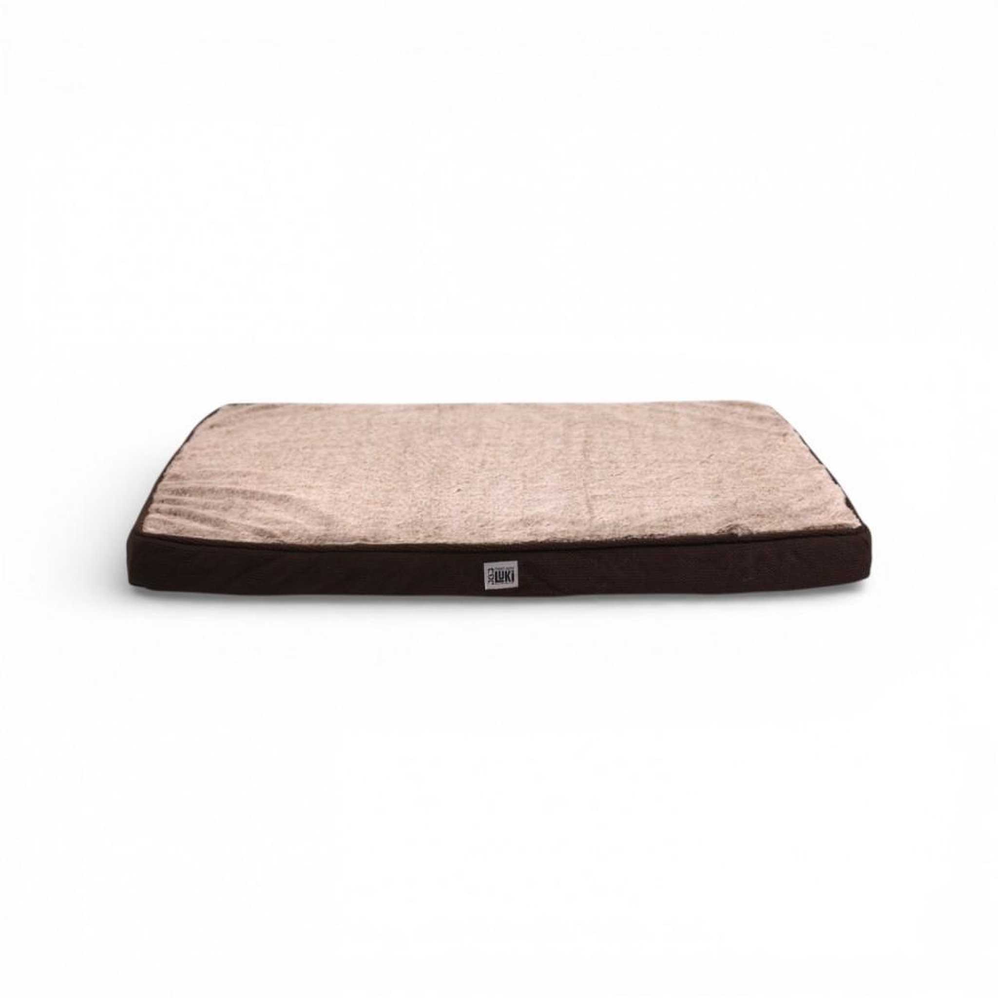 Voir la diapositive 3 : MON AMI LUKI Matelas antidérapant bord tissus et dessus fourrure pour chien