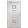 Voir la diapositive 5 : VIDAXL Porte d'entree anthracite 108x200 cm PVC