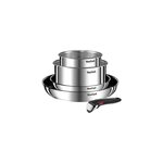 TEFAL Batterie de cuisine Tefal Ingenio Emotion acier inoxydable antiadhésif