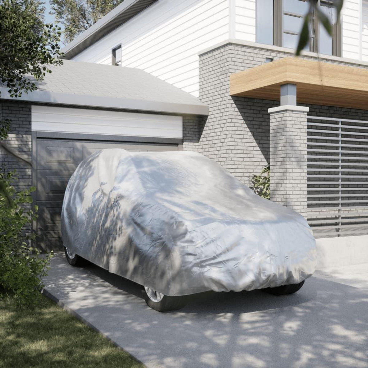 VIDAXL Housse de voiture SUV avec sangles a boucle complete XL PEVA