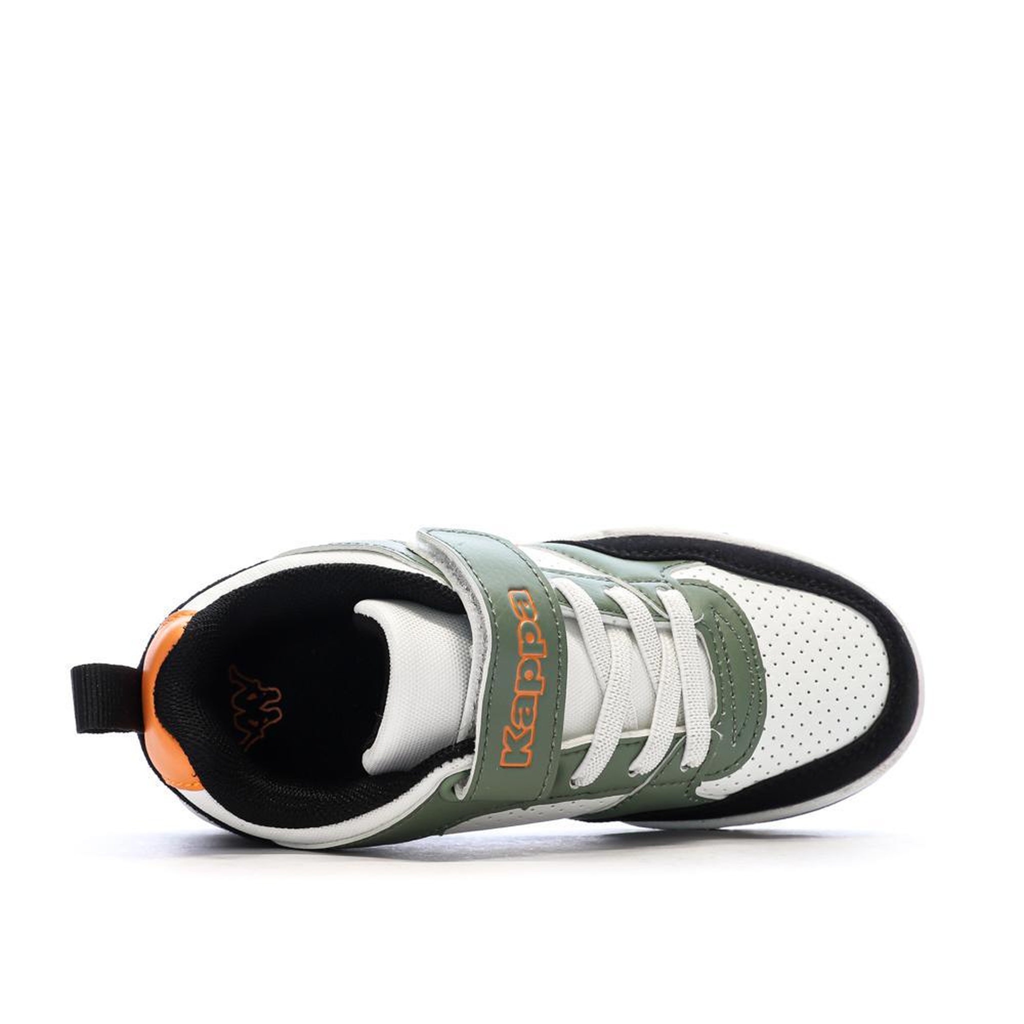 Voir la diapositive 4 : KAPPA Baskets Blanches/Vertes Garçon Kappa Manis